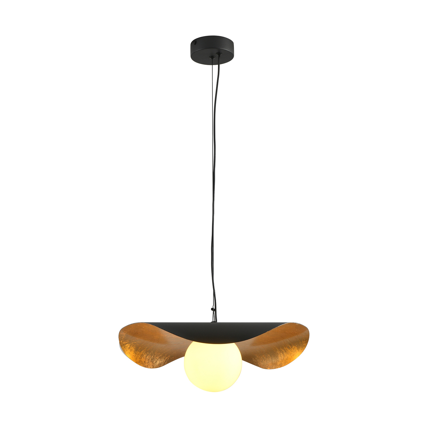 Lampa wisząca ENZO czarno złota 60 cm ST-F22020601-D60 black Step into Design