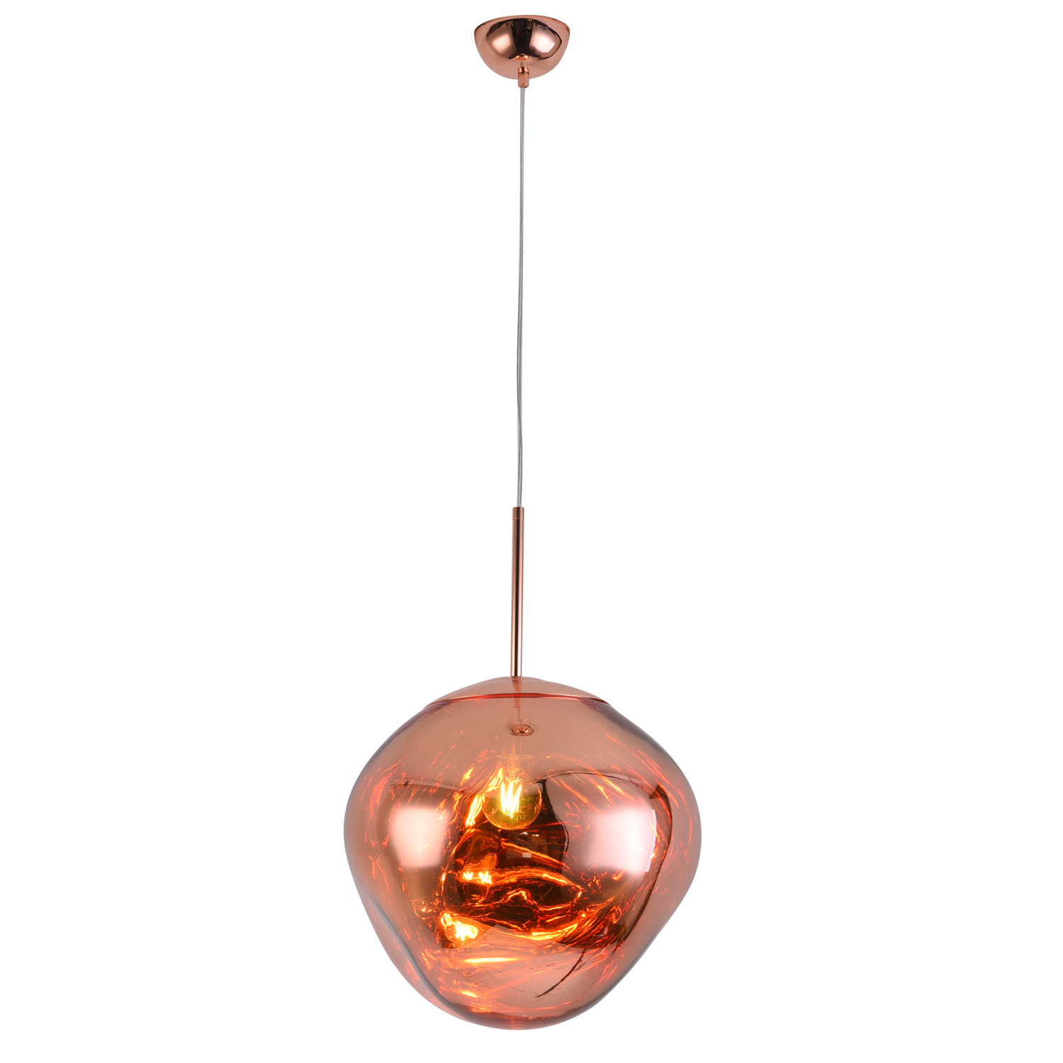 Lampa wisząca GLAM L miedziana 38 cm MP-1239-380 Step into design