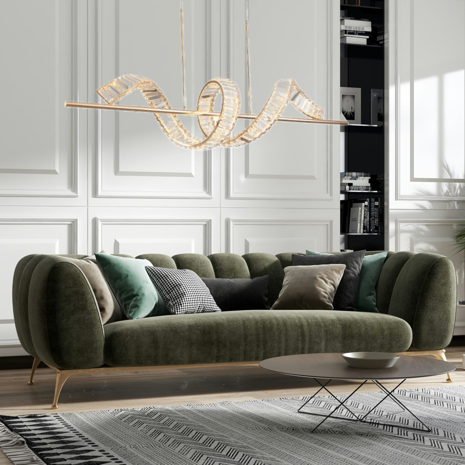 Lampa wisząca RITZ LED złota 150 cm ST-MD2405161 Step into Design