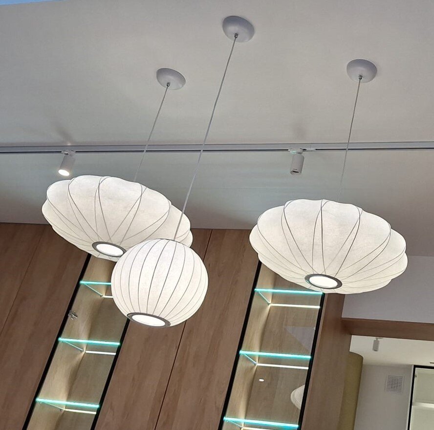 Lampa wisząca SILK biała 30 cm ST-2330-30 Step into design